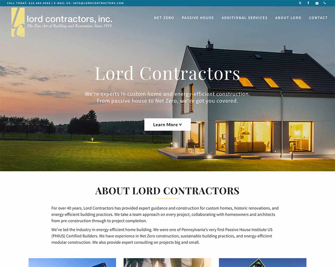 Lord Contractors Home