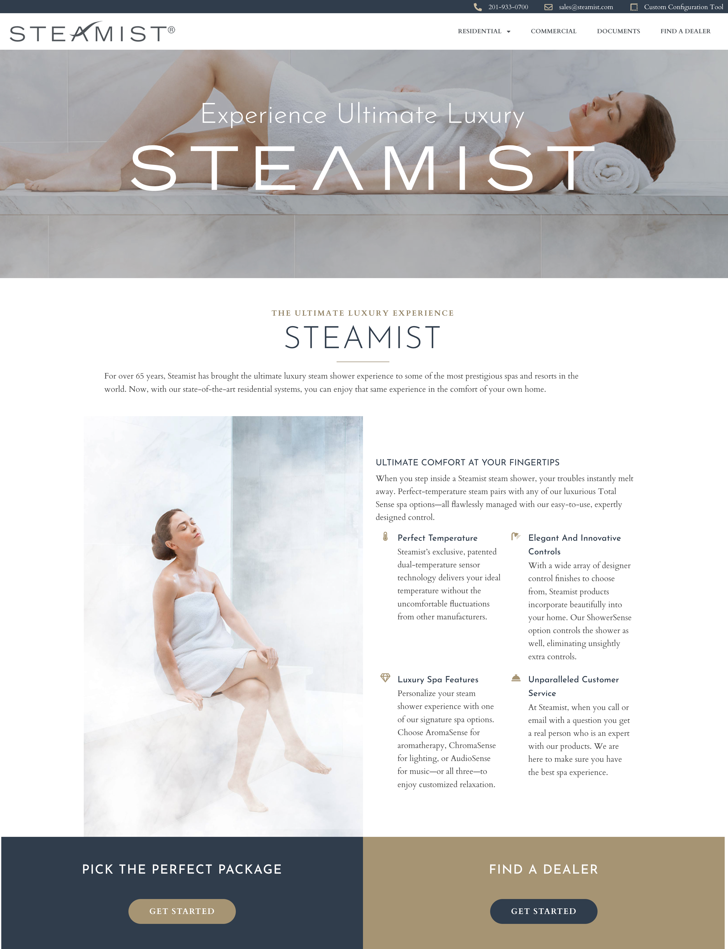 Steamist Home